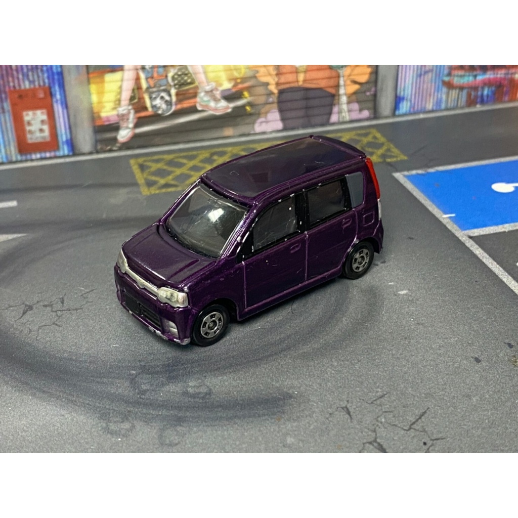 TOMICA-A08-無盒戰損-大發MOVE 紫