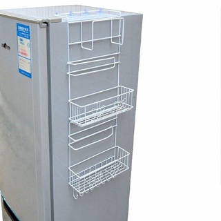 冰箱置物架 冰箱側面置物架多功能掛架保鮮膜調味料收納側掛架廚房冰箱置物架