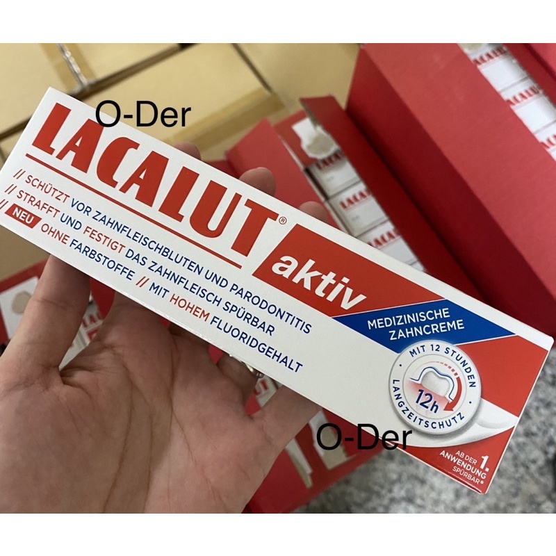 最新版包裝 現貨 效期 2026/01 -Lacalut 100ml 樂固特  牙膏 ，“德國原裝” AKTIV
