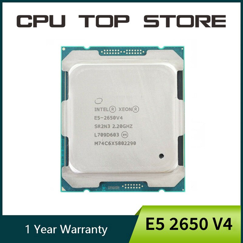 ♫()INTEL Xeon E5 2650 V4 CPU處理器12核2.20GHZ 30MB