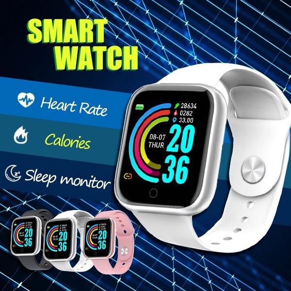 New Smart Watch Waterproof Blood Pressure Heart Rate Sport T