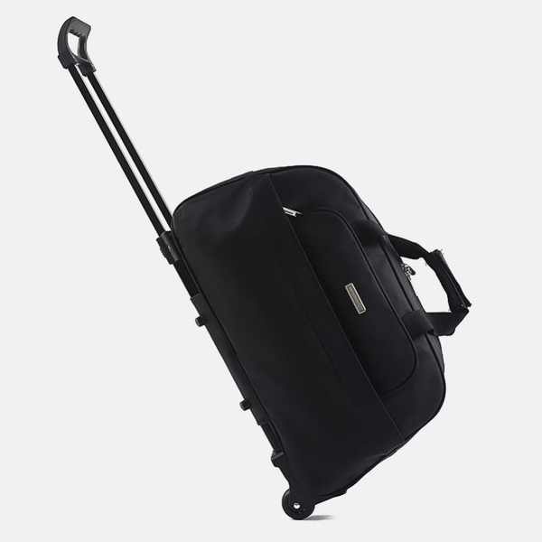 手拉行李箱包可拉可提可背拉桿包帶輪子的袋手提二合一帆布加厚大