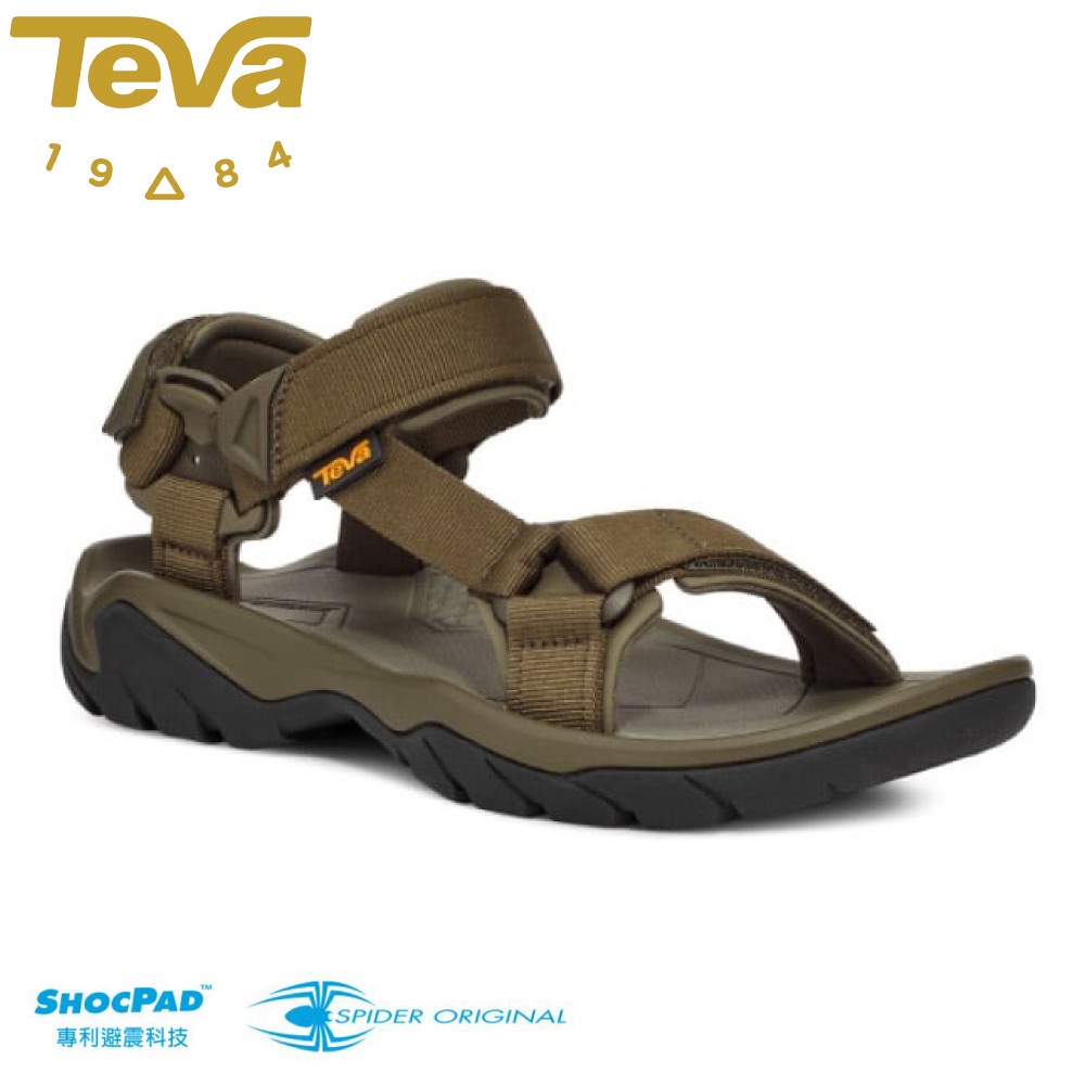 【TEVA 美國 男 Terra Fi 5 Universal 運動涼鞋《黑橄欖色》】TV1102456/休閒涼鞋