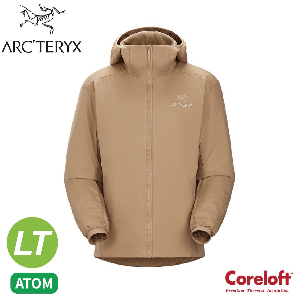 【ARC'TERYX 始祖鳥 男 Atom LT 化纖連帽外套《帆布棕》】X000005160/保暖外套/防風夾克