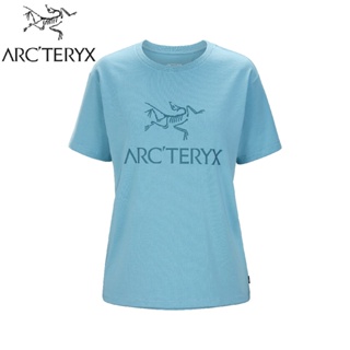 【ARC'TERYX 始祖鳥 女 LOGO 短袖休閒Tee《快樂藍》】X000005453/T恤/運動衫/排汗衣