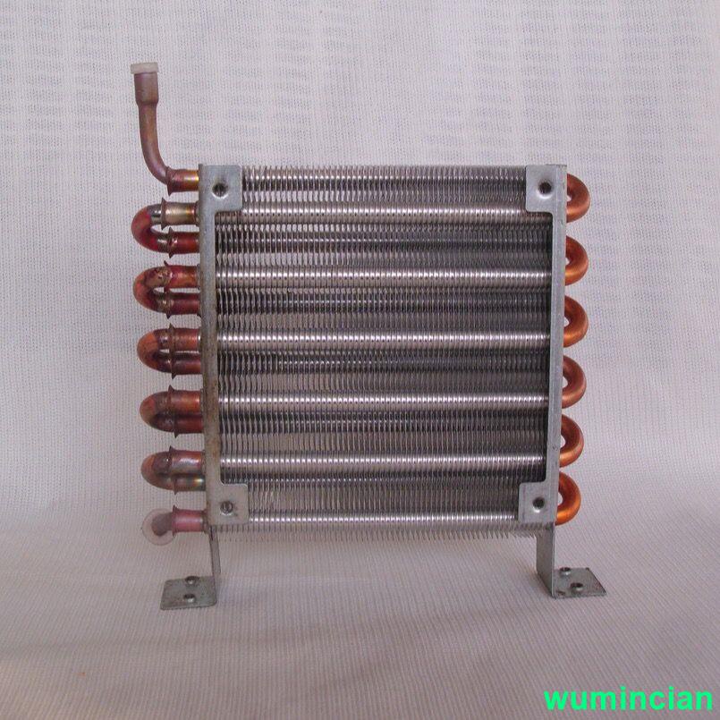 熱賣#限時特惠#冷凝器CP2x6x120微型散熱器迷你換熱器銅管翅片式風冷小型蒸發器