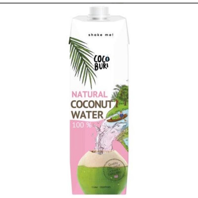 泰國第一品牌COCOBURI100%純天然椰子水 1公升×12瓶