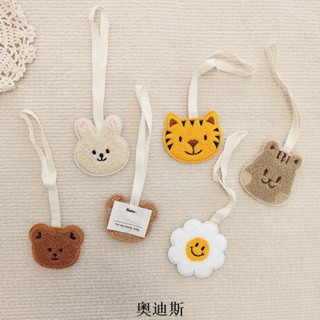 ♘◦限時特賣【客製化】【寶寶姓名貼】【姓名牌】INS可愛 平面動物兒童姓名牌包吊飾 幼兒園書包 防丟刺繡 小熊名字貼