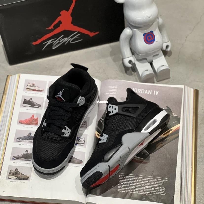 Air Jordan 4“Black Canvas”黑貓 黑色帆布 籃球鞋 DH7138-006