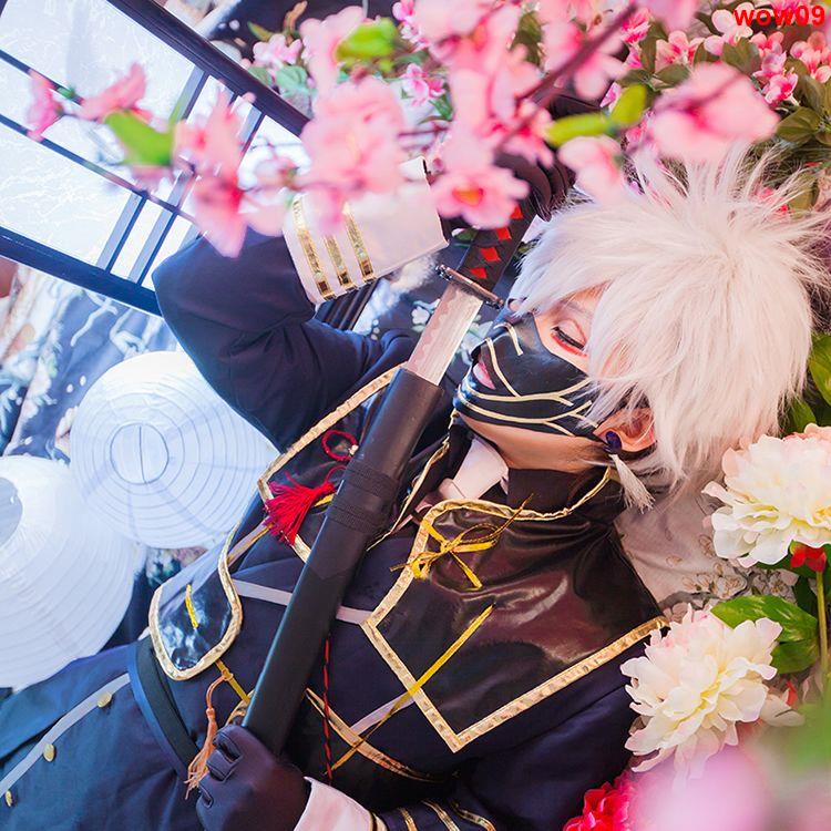 ♥心水优卖♥♩♩刀劍亂舞cos鳴狐cos刀男軍裝cos服打刀套裝動漫鳴狐cosplay服