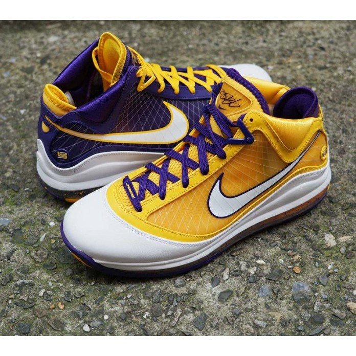 Nike LeBron 7 Lakers CW2300-500 陰陽 LBJ LBJ7 運動鞋 籃球鞋