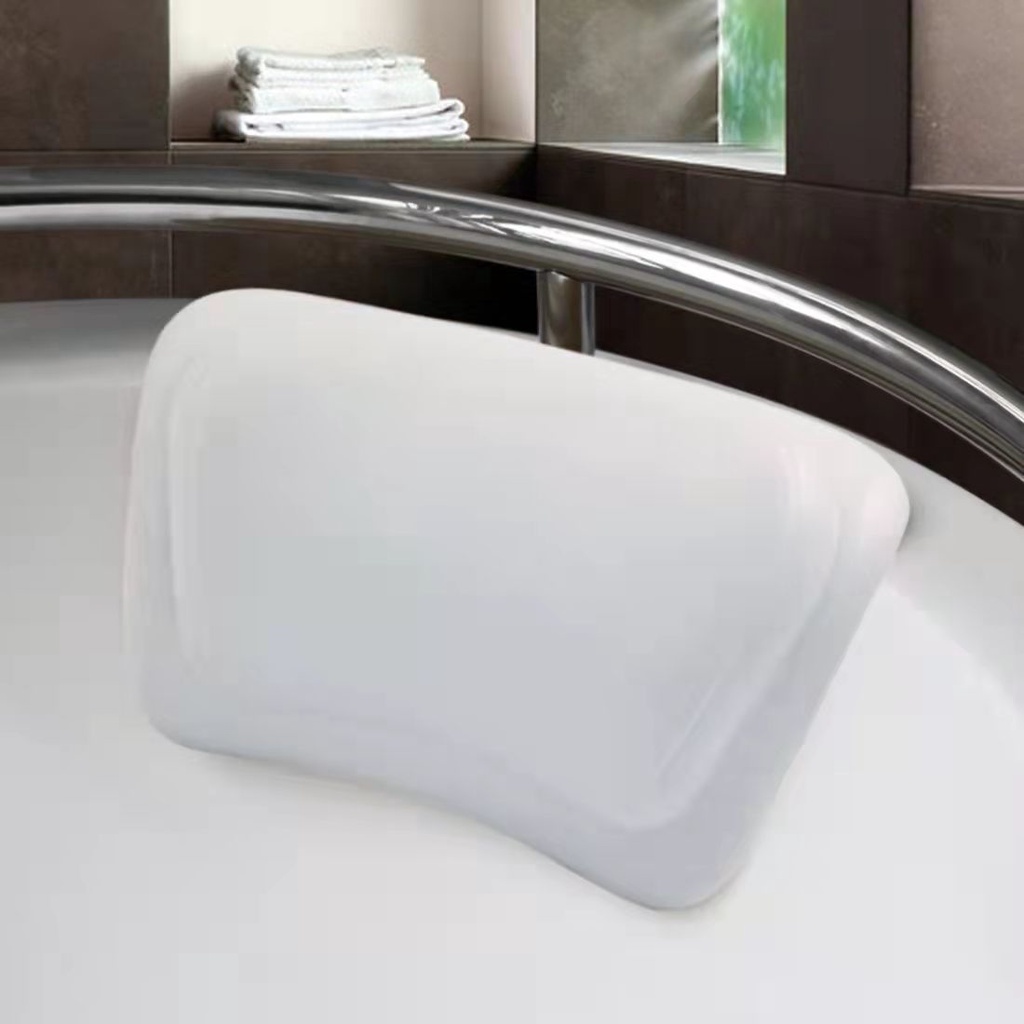 浴枕浴缸枕頭spa頭枕泡澡防水彈性靠背墊頭靠浴盆靠枕頭墊防滑墊