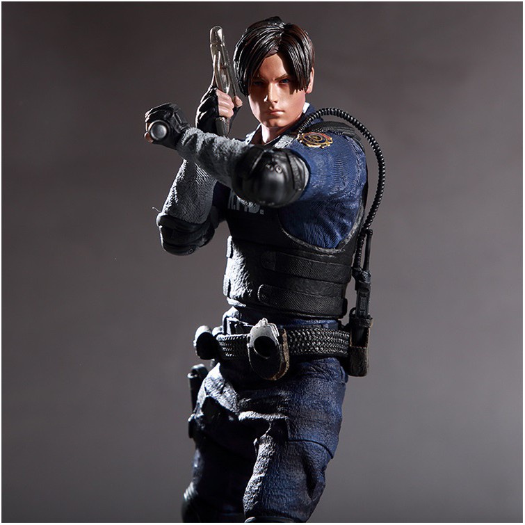 【Resident Evil】惡靈古堡 生化危機2 里昂 手辦 1比6 模型 遊戲 擺件雕像周邊 28CM