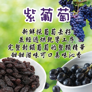 【寶島蜜見】紫葡萄 250公克(全素)●寶島蜜餞●果乾 無籽 葡萄