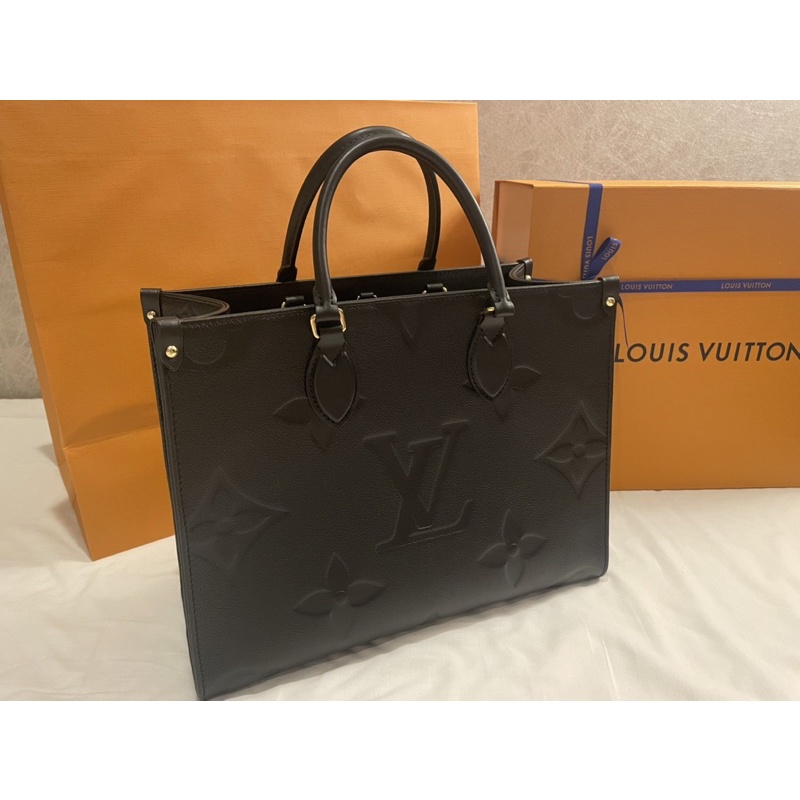 Nycloudy全球購購現貨☁️Louis Vuitton LV OnTheGo on the go 黑色MM號