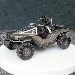 愛拼 金屬DIY拼裝模型3D迷你立體拼圖 光輪HALO 彩色 疣豬號戰車