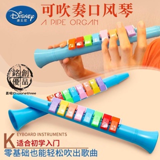 免運💯兒童口琴💯 迪士尼兒童吹奏 樂器 口風琴小喇叭寶寶豎笛子薩克斯口哨音樂玩具