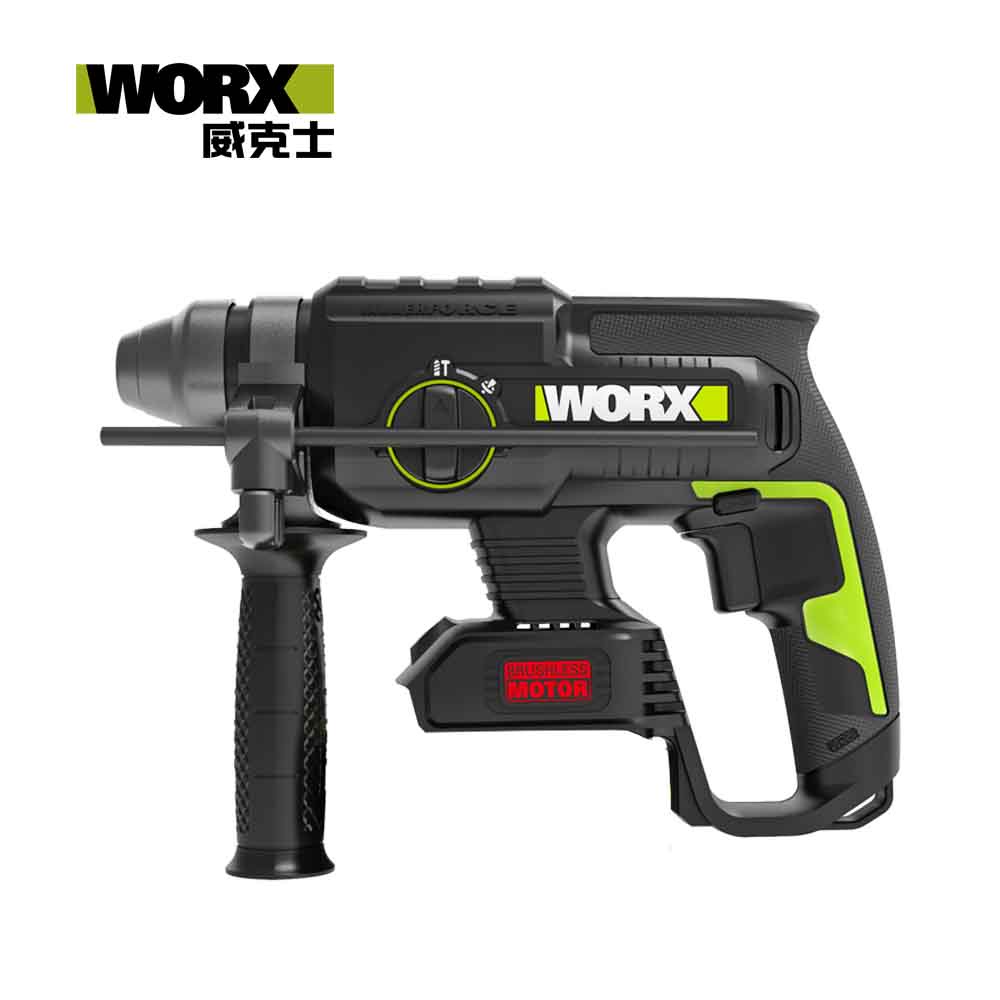 WORX 威克士 20V 22mm 無刷鋰電免出力電鎚(WU386.9)