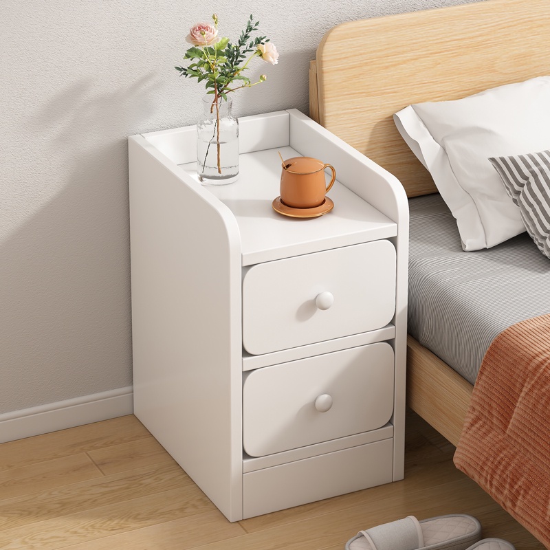 下殺價~小型床頭柜簡約現代簡易置物架邊柜出租房用超窄夾縫收納儲物柜子