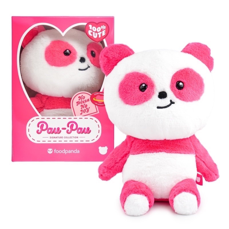 （全新）foodpanda 熊貓 胖胖達 娃娃 絨毛玩具 絨毛娃娃 限量周邊商品