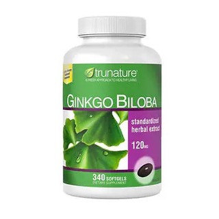 trunature Ginkgo Biloba 銀杏葉精華膠囊 340粒軟膠囊(Costco貨)