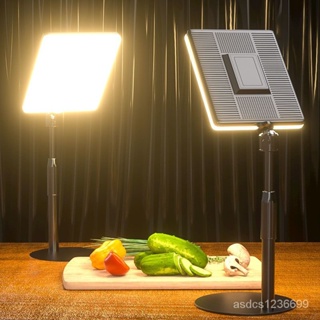 LED攝影補光燈桌麵直播小型手機拍照燈網紅自拍錄視頻打光燈道具