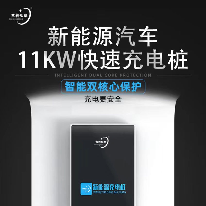 💥限時下殺💥 紫羲眾享新能源充電樁11kw家用商用電動車智能特斯拉便攜式充電