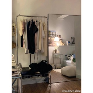 優選/免運/ 室內移動晾衣架掛衣架子落地家用臥室衣帽架置物陽臺單桿式曬衣架