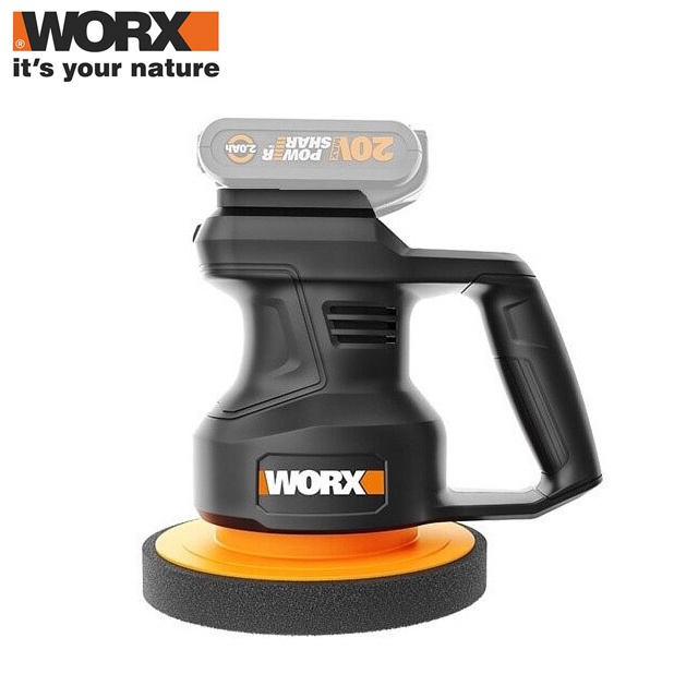 WORX 威克士 20V 鋰電拋光打蠟機-空機 (WX858.9)｜ASTool 亞仕托