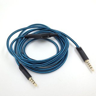 →】✓適用於羅技Astro A10 A40 A30編織耳機線滑輪調音音頻線