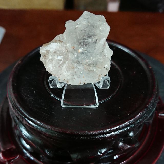 23g 鹽岩 +底座 天然 礦物 岩石 原石 原礦 水晶 擺件 晶洞 藝術品 風水 禮物 教學 標本