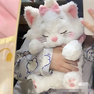 【熱銷】 超可愛少女心動漫卡通瑪麗貓睡眠安撫玩具毛絨絨公仔.. 嘟嘟貓玩偶 貓咪娃娃 娃娃送禮交換禮物
