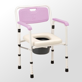 《好康醫療網》均佳鐵製軟墊(可收合)便器椅JCS-102便盆椅-沐浴椅-便盆椅沐浴椅