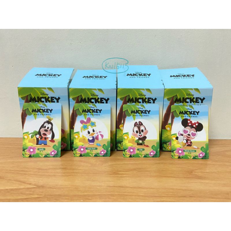 米奇與朋友 沙灘系列 正版 盲盒 盒玩 MINISO 米妮 高飛 奇奇 黛西 黛絲 小公仔 確認款 迪士尼 Mickey