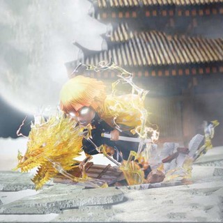 鬼滅之刃 G5我妻善逸 炭治郎 伊之助雷之呼吸 手辦模型擺件