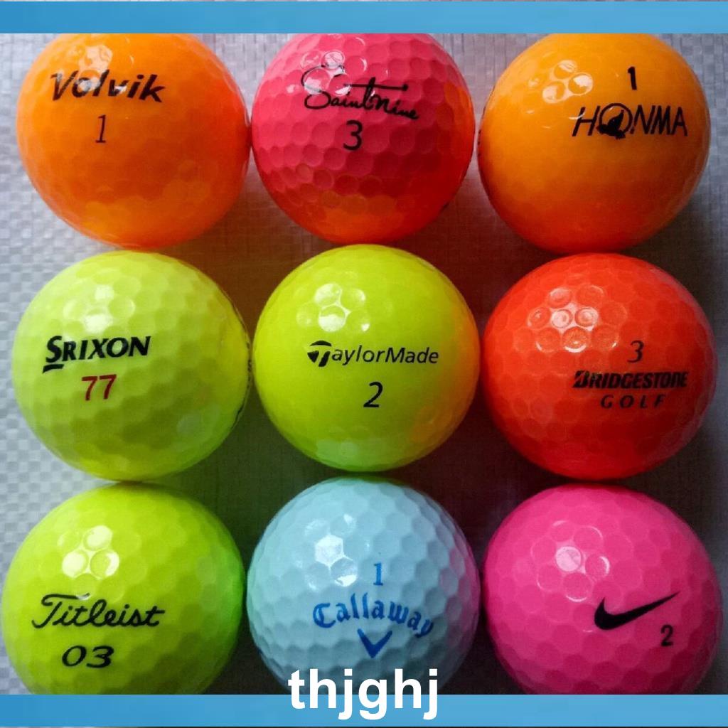 【過兒】⛳高爾夫球 高爾夫彩色球 二手高爾夫球 品牌彩球 Titleist彩球 二三層四層球 9成新