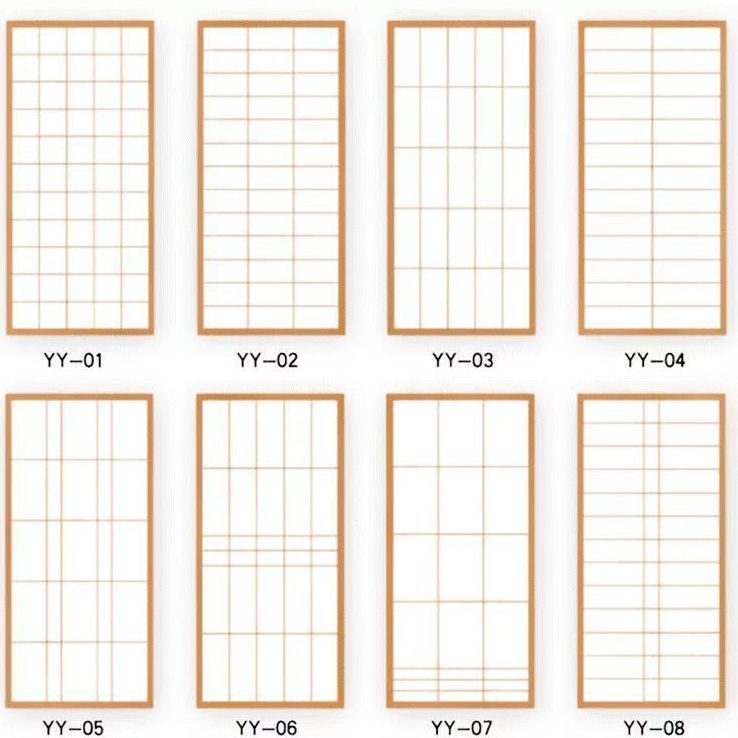 日式推拉門格子門移門隔斷格柵和室門樟子門榻榻米實木紙滑門定制（訂金）