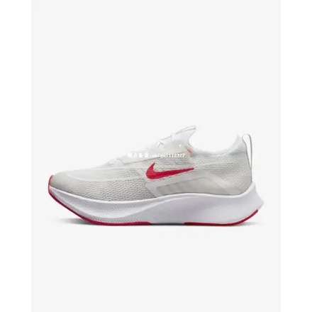 NIKE Zoom Fly 4 米白紅休閒 運動百搭慢跑鞋 CT2392-006