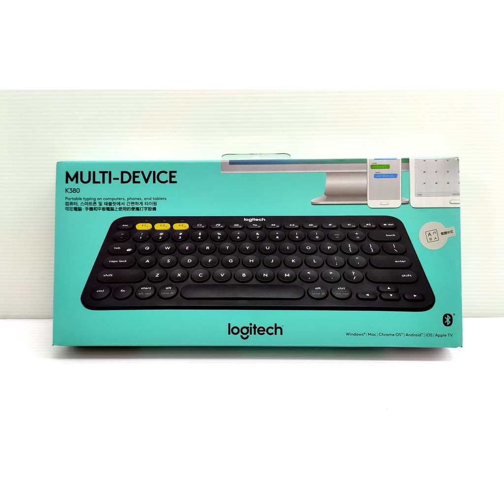 LOGITECH 羅技  中文鍵盤 K380 三個藍牙裝置可切換使用  CA114441  a促銷到6/20 963
