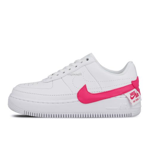 NIKE AIR FORCE 1 AF1 JESTER XX 白桃紅 拼接 低幫休閒百搭滑板鞋AO1220-105女鞋