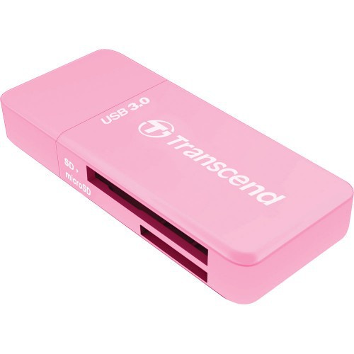 TRANSCEND 創見 TS-RDF5R 讀卡機 F5 USB3.0 Card Reader 粉紅色 記憶卡
