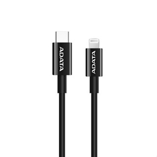 ADATA 威剛 AMFICPL-1M-CBK Lightning and USB-C 1M黑色塑線 傳輸線 100CM