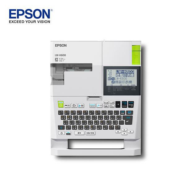 EPSON 愛普生 LW-K600 促銷 非買不可 手持式高速列印標籤機 支援條碼 QR code 內建園角器 連號列印