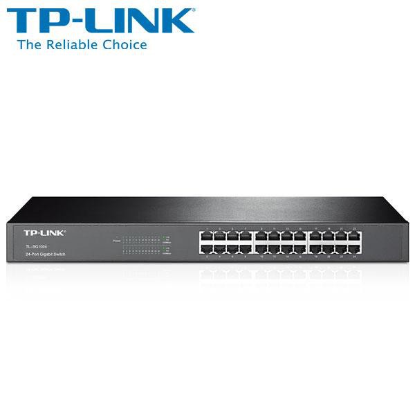 TP-LINK TL-SG1024 24 埠 Gigabit 交換器 RJ45 連接埠 N-Way 48Gbps交換能力