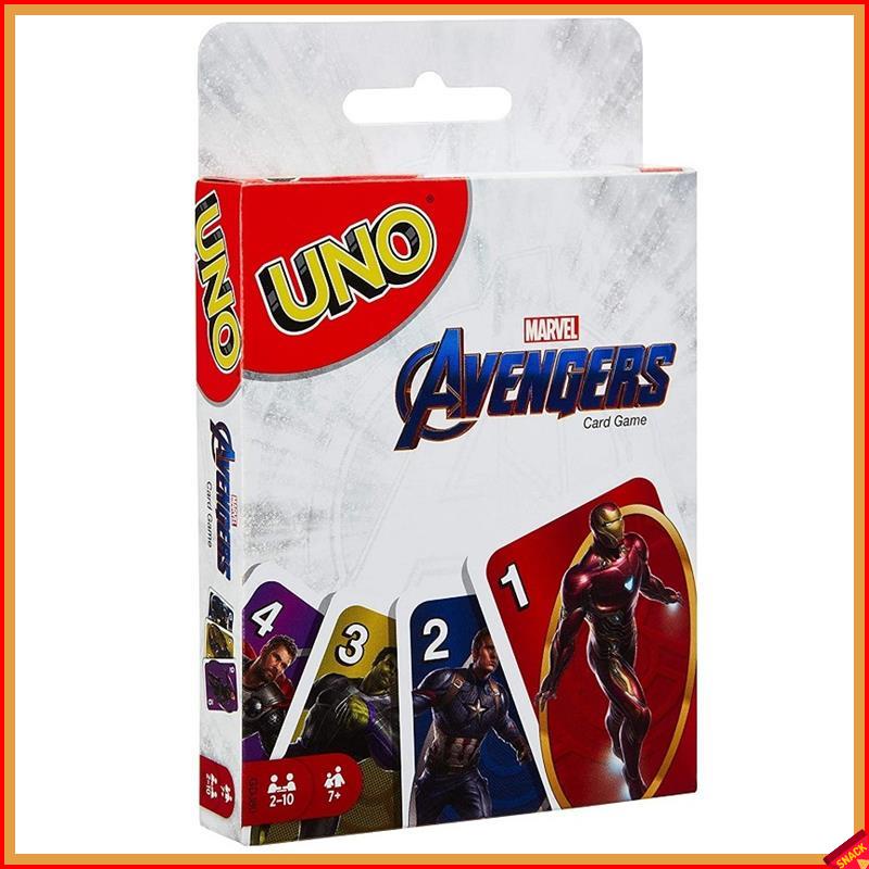 🍭桌遊 卡牌 UNO MARVEL Avengers復仇者聯盟優諾牌學生宿舍桌游紙牌游戲