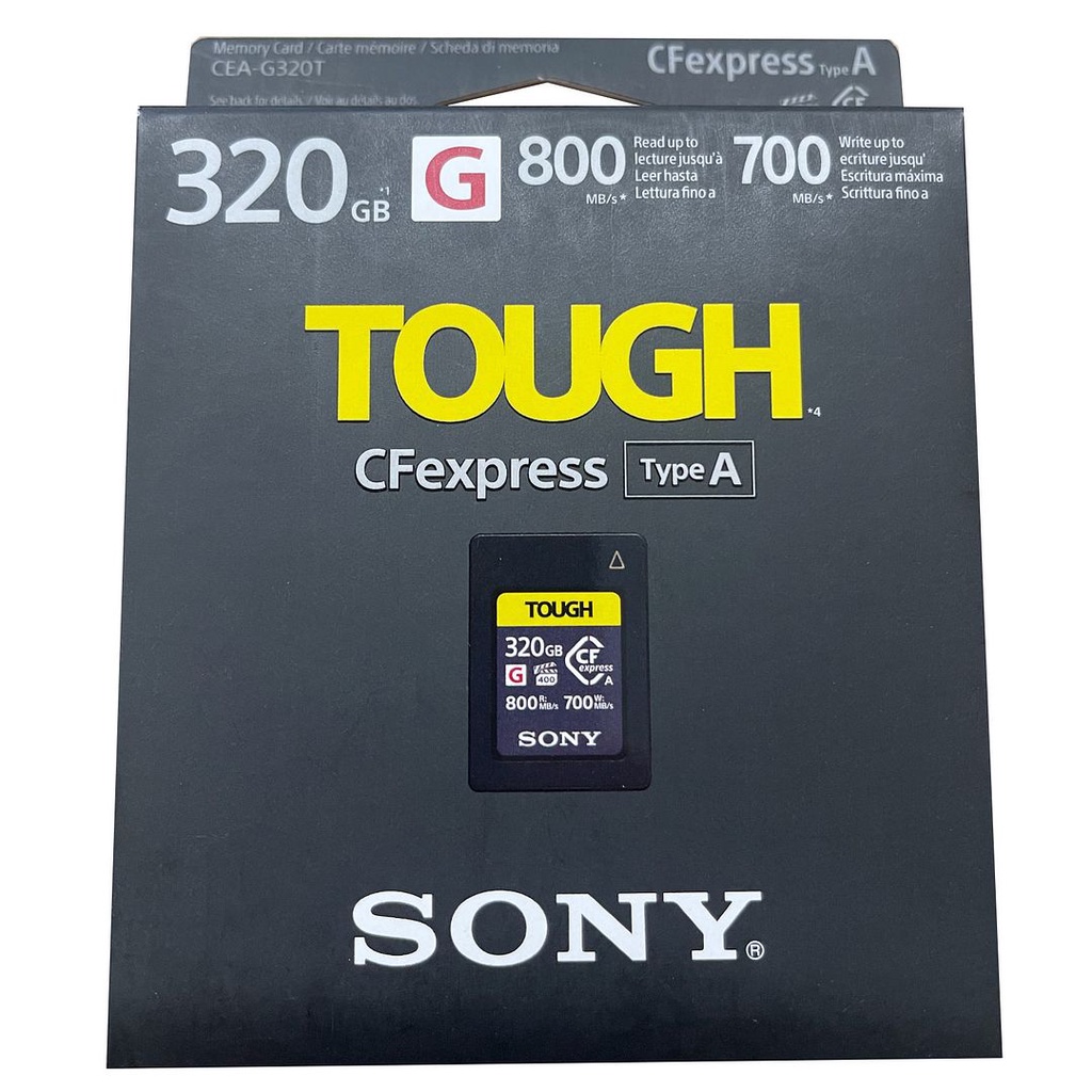 Sony CEA-G 320GB CFexpress Type A TOUGH 記憶卡 CEA-G320T(平行進口)