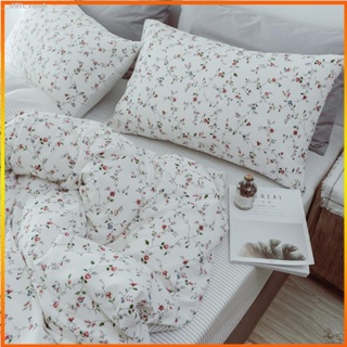 【大吉】6色 韓式碎花純棉床包 床單 床包四件組 田園風 單人床包 雙人床包 加大床包 床罩 ikea床包 寢具