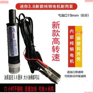 12v抽油泵 加油槍柴油電動抽油泵 24v油抽子抽水泵潛水泵加油泵小水泵抽水泵抽油泵 好用方便