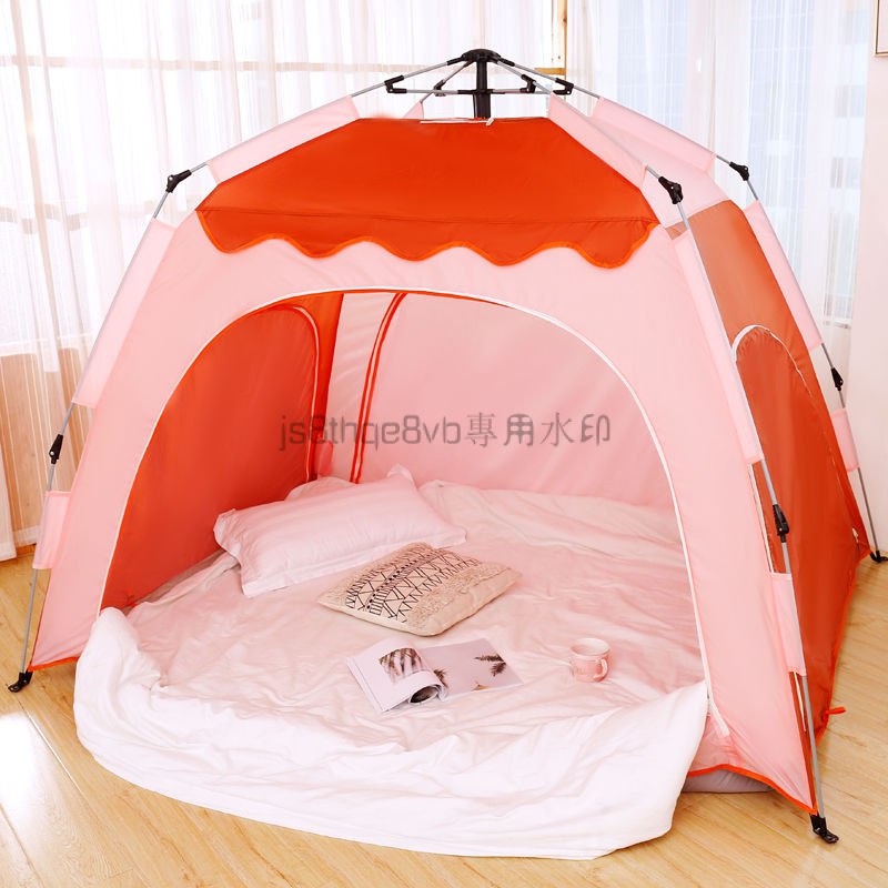 帳篷室內睡覺大人兒童單人雙人多人鼕季保暖傢用防寒保溫床上帳篷