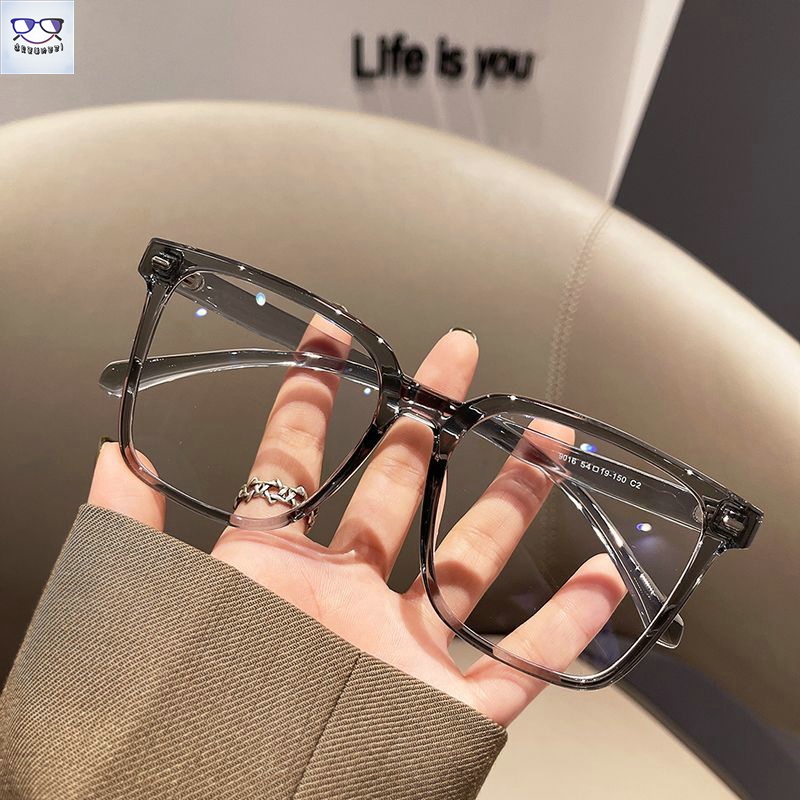 近視眼鏡 韓國超輕tr90眼鏡框可配鏡片近視女素顏配有度數大圓臉眼睛架男潮
